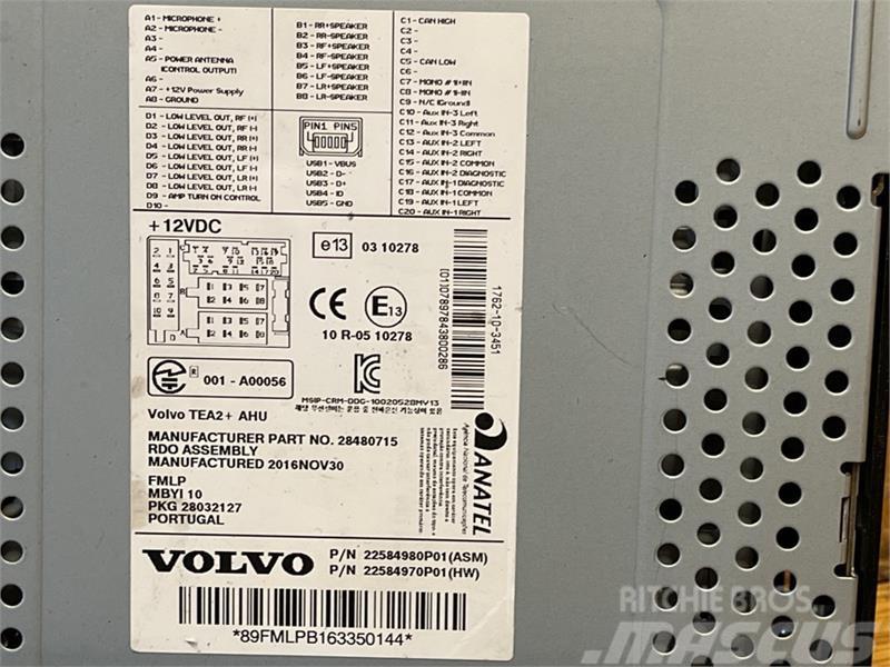 Volvo  RADIO TEA2+AHU 28480715 Altri componenti