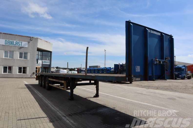 HRD 13.6 m Flatbed/Dropside semi-trailers