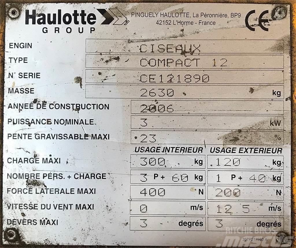 Haulotte COMPACT 12 Piattaforme a pantografo