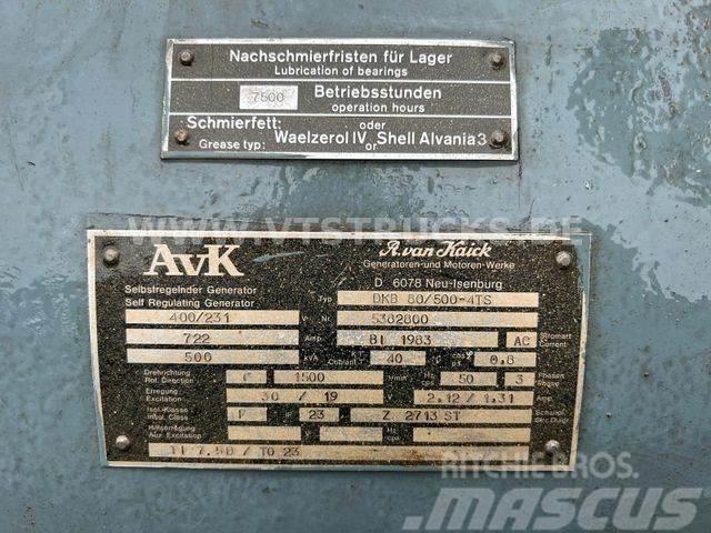 AVK DKB 80/500-4TS Stromgenerator 400V 500 kVA Altri componenti