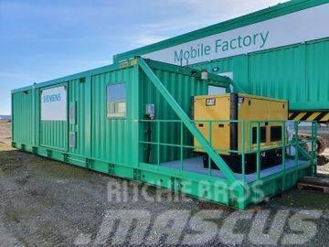  Container,autark,Strom,Hydr.,Druckl.,WC,Küche Generatori diesel