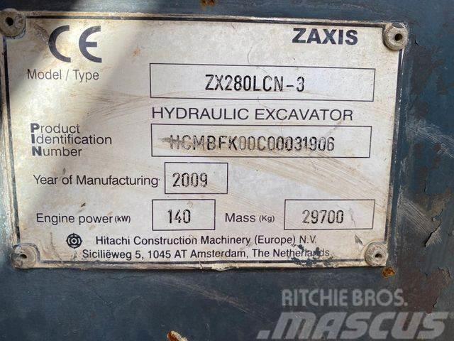 Hitachi ZX280 LCN-3 **BJ. 2009 *11645H ** Escavatori cingolati