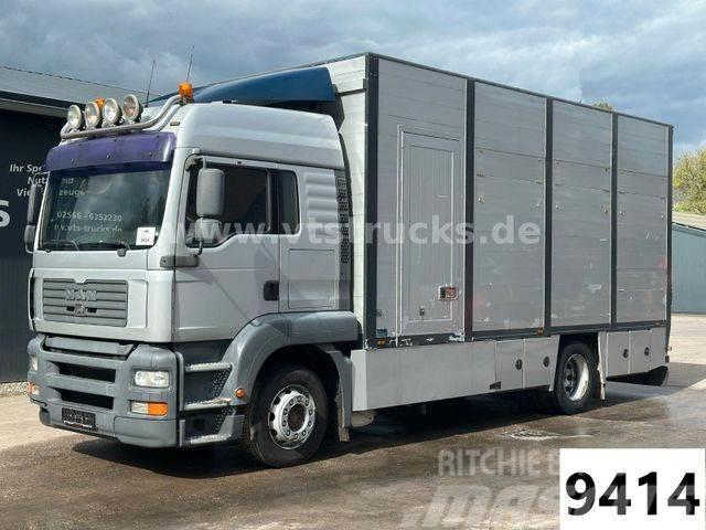 MAN TGA 18.390 4x2 1.Stock Cuppers Viehtransporter Camion per trasporto animali