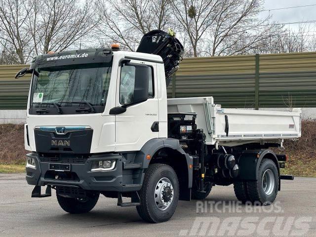 MAN TGM 18.320 4x4 Euro6e Hiab X-HiDuo 138DS-3 Camion ribaltabili