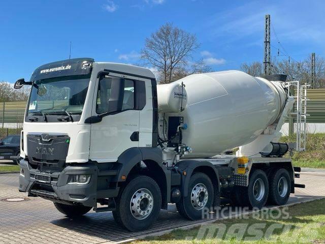 MAN TGS 41.400 8x4 / EuromixMTP EM 12m³ R / EURO 5 Concrete trucks