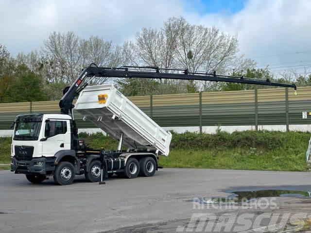 MAN TGS 41.480 8x4/Euro6e Euromix Kipper Hiab 228-6 Tipper trucks