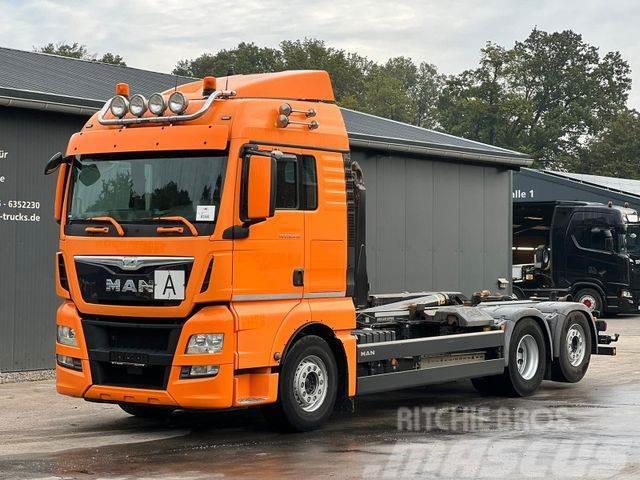 MAN TGX 26.440 6x2 Euro6 Meiller Hakenlift Camion con gancio di sollevamento
