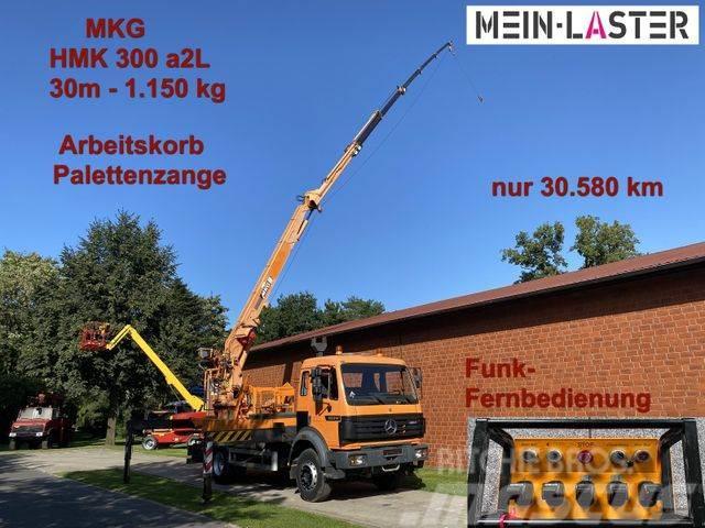 Mercedes-Benz 1824 MKG 300 30m 1.150 kg Funk Korb nur 30.584km Autogru