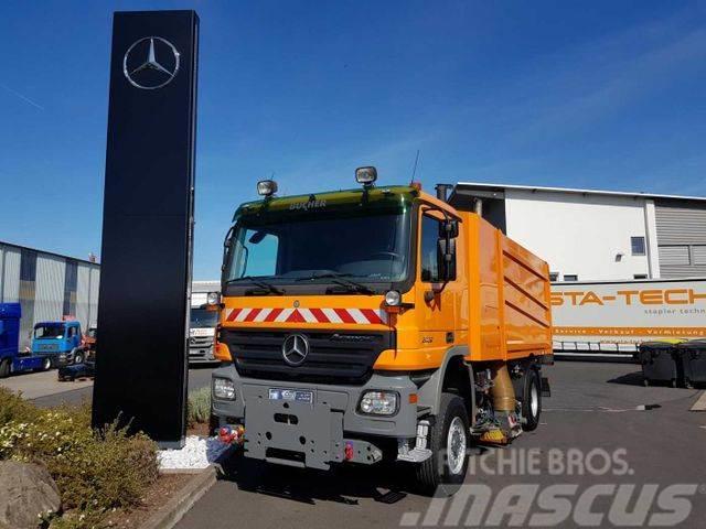 Mercedes-Benz Actros 2032 A 4x4 Bucher STKF 9500 Airport Autocarro spazzatrice