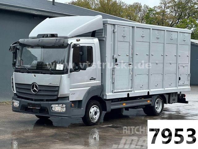 Mercedes-Benz Atego 818 L 4x2 1.Stock Menke-Janzen Viehtransp. Camion per trasporto animali
