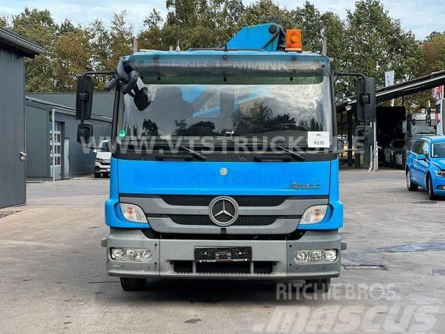 Mercedes-Benz Atego 822 4x2 MEILLER mit HMF Ladekran Camion ribaltabili