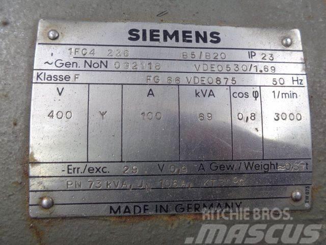  Notstromaggregat 68 KVA MWM Mercedes / Siemens Generatori diesel
