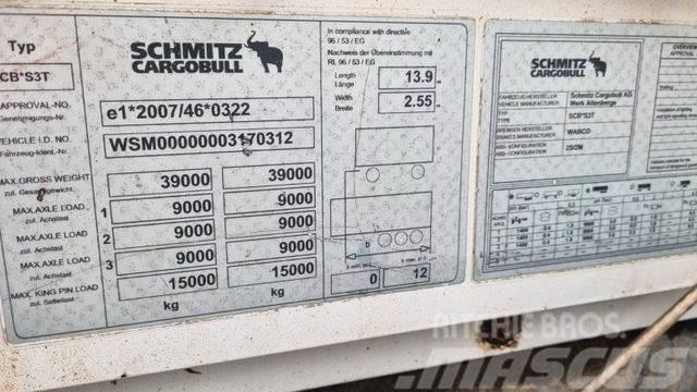 Schmitz Cargobull SideBoards Tautliner 2012 year Semirimorchi tautliner