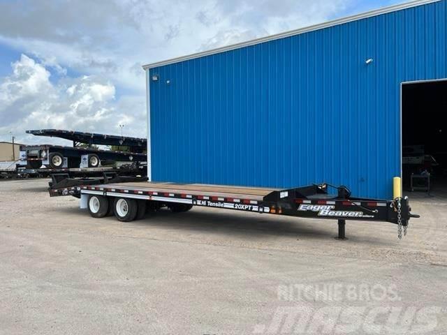 Eager Beaver 20 XPT TAG TRAILER SPRING RIDE MANUAL FLIP RAMPS Caricatore basso