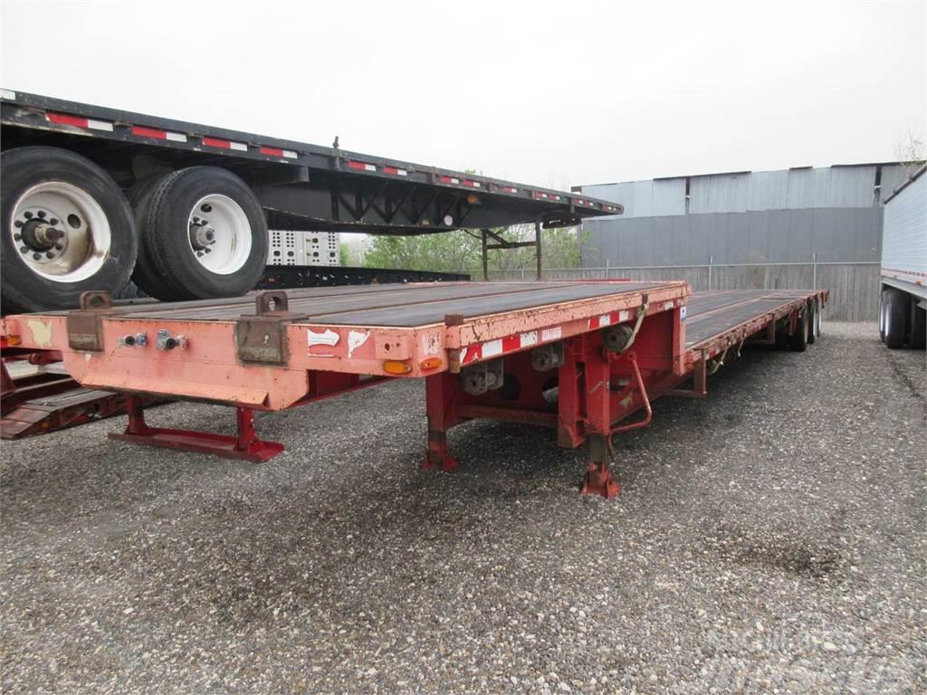  Wade 53'X102 THREE AXLE DROP DECK WITH TAIL ROLLER Semirimorchio a pianale