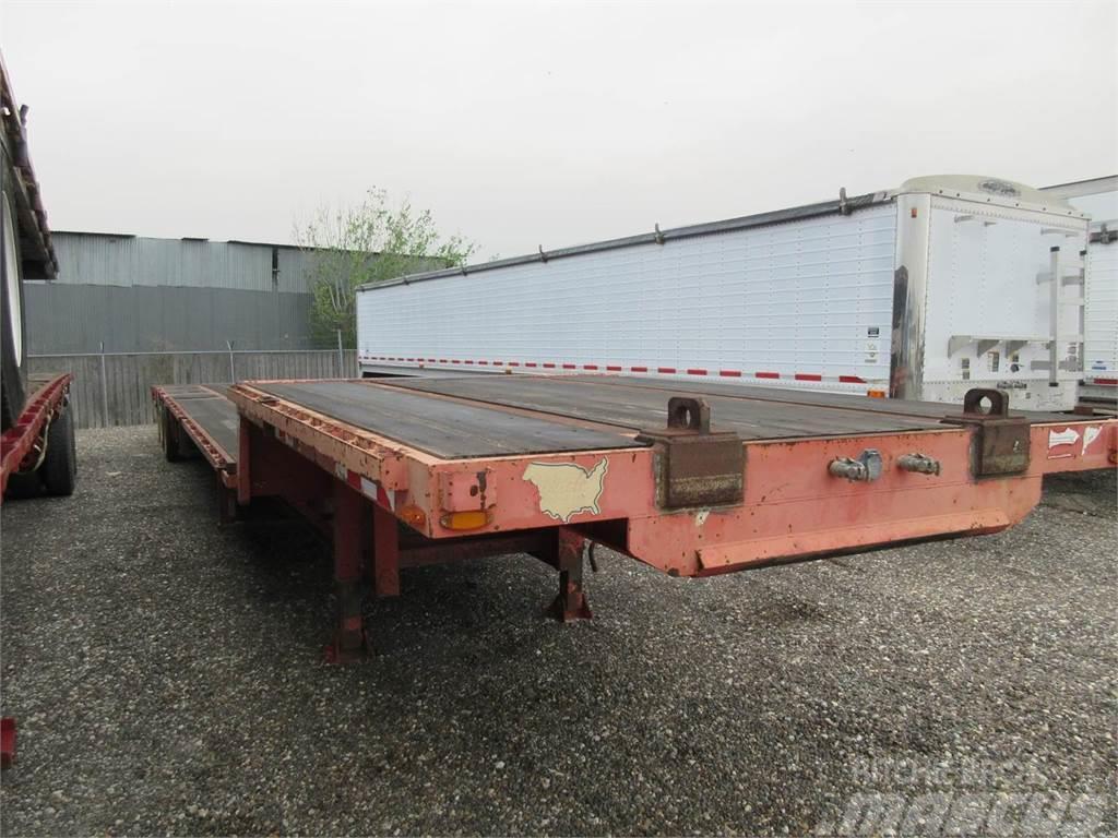  Wade 53'X102 THREE AXLE DROP DECK WITH TAIL ROLLER Semirimorchio a pianale