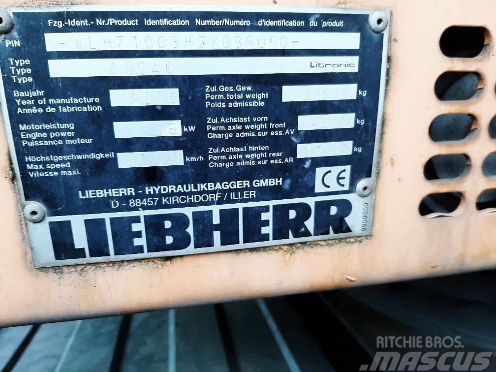 Liebherr A 904 C Litronic Escavatori gommati