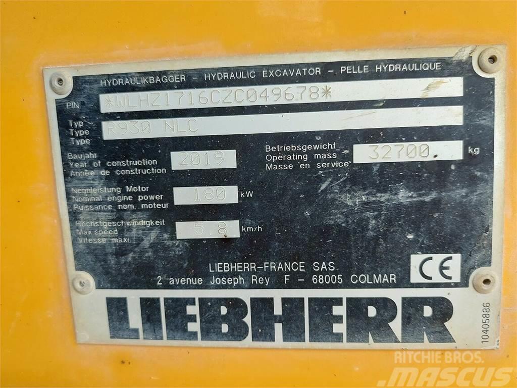 Liebherr R 930 NLC Escavatori cingolati