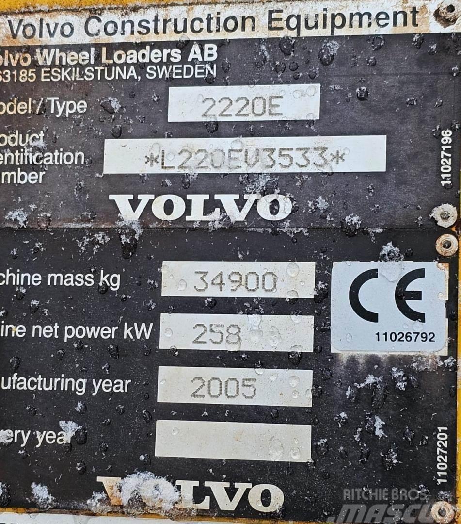 Volvo L220E Pale gommate