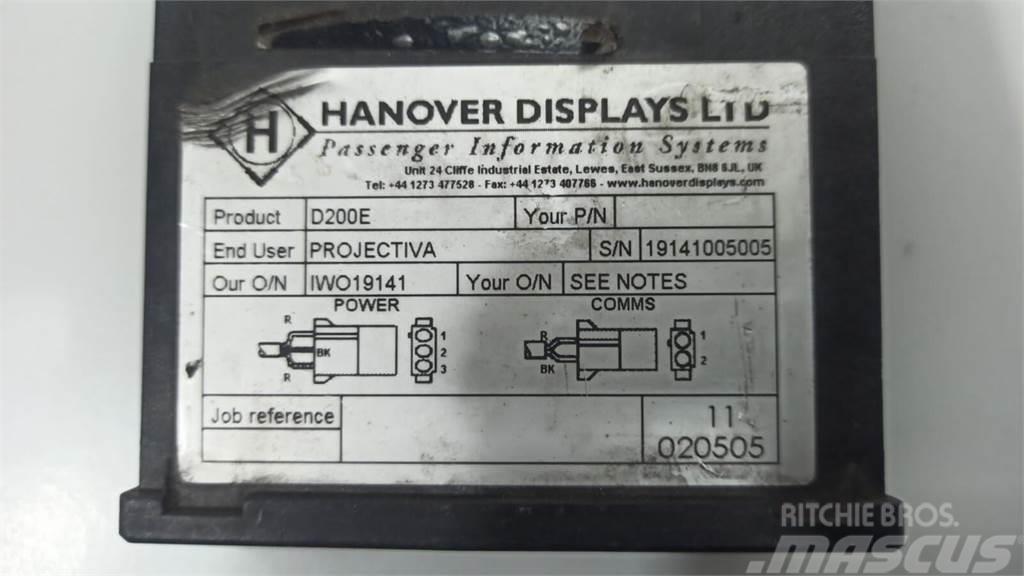  Hanover Deric+ D200E Componenti elettroniche