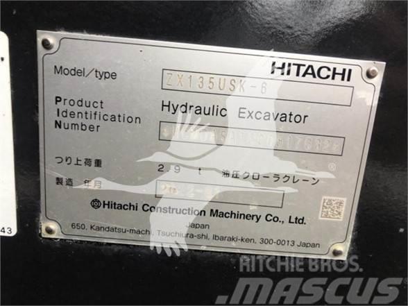 Hitachi ZX135USK-6 Escavatori cingolati