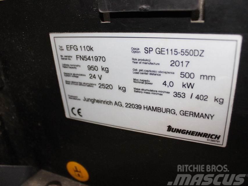 Jungheinrich EFG 110k SP GE115-550DZ Carrelli elevatori elettrici