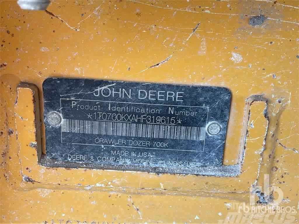 John Deere 700K LGP Dozer cingolati
