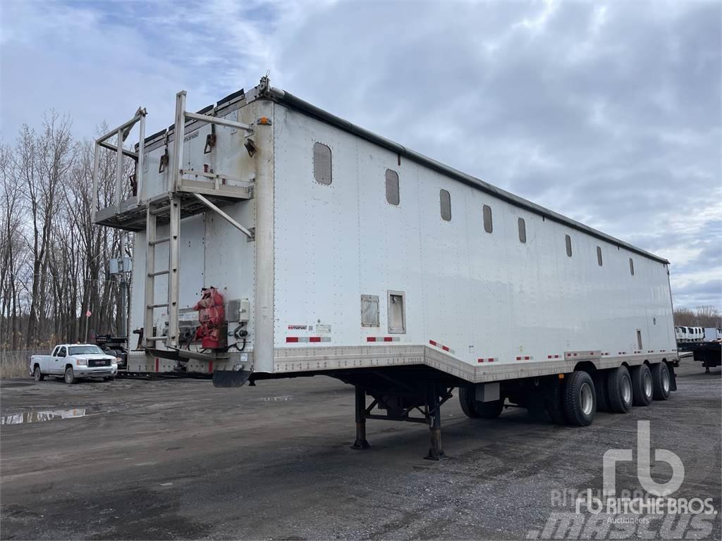 Manac 53 ft x 102 in Quad/A Open-Top Wood chip semi-trailers