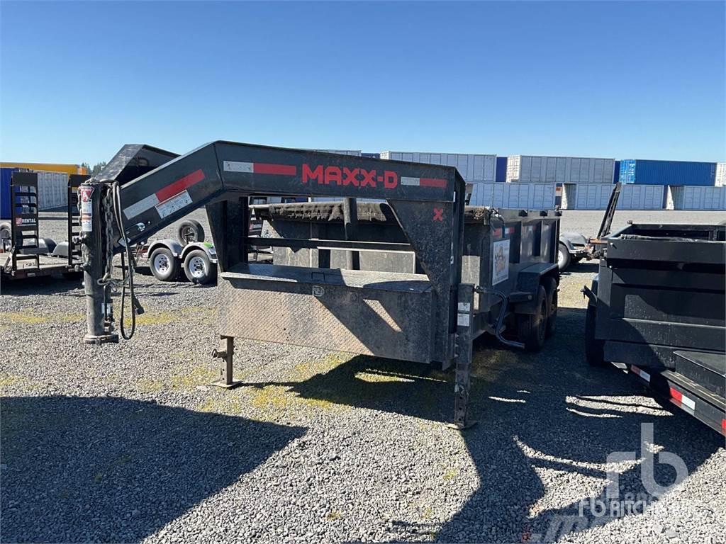  MAXX D 14 ft T/A Gooseneck Dump Vehicle transport trailers