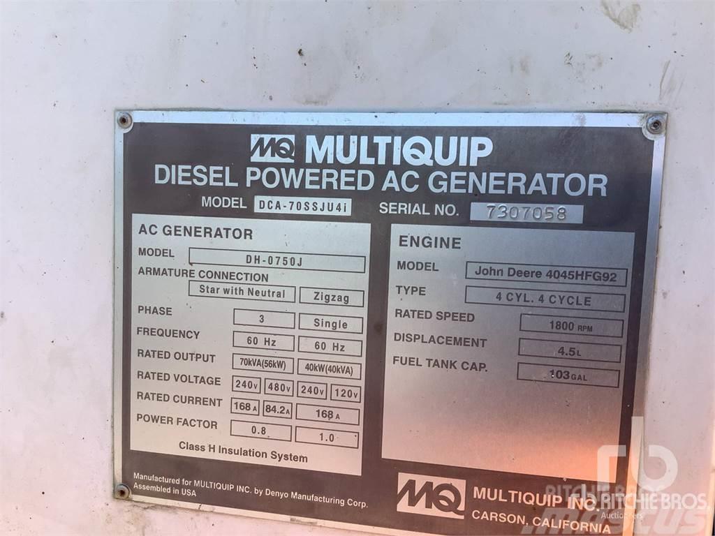 MultiQuip MQ70 Generatori diesel