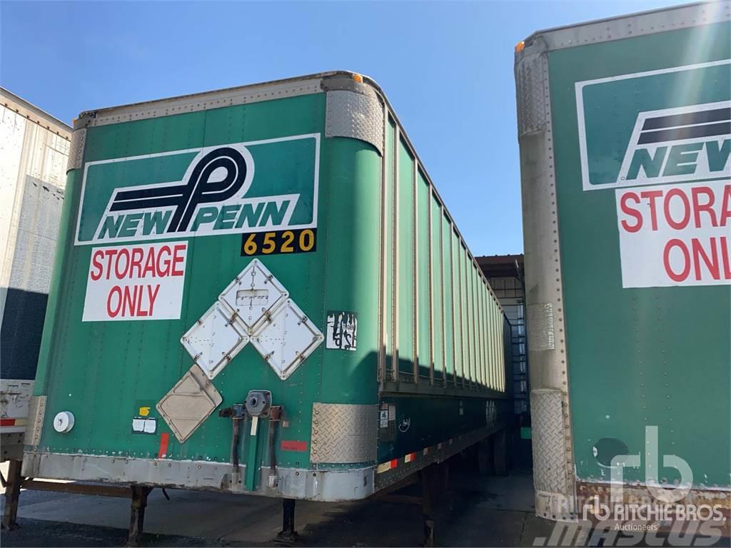 Strick 45 ft x 102 in T/A Box body semi-trailers