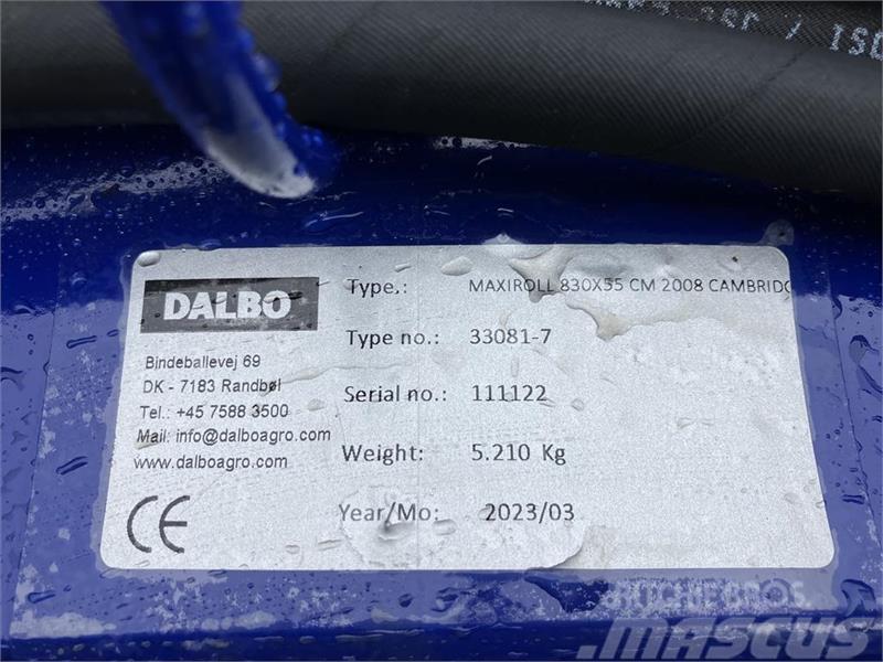Dal-Bo Maxiroll 830 Bugseret tromle med lamelplanke. Rulli compressori