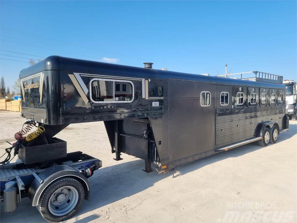  HR Trailer - Horse transporter BE trailer - 5 hors Animal transport semi-trailers