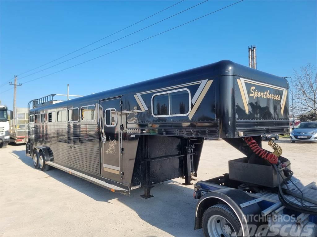  HR Trailer - Horse transporter BE trailer - 5 hors Semirimorchio per il trasporto di animali