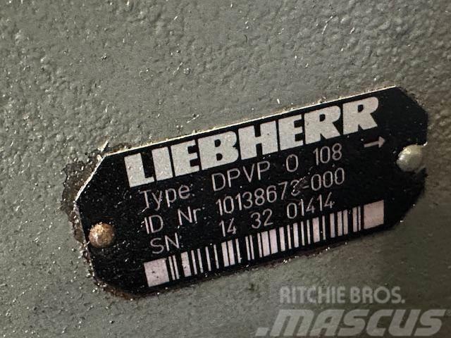 Liebherr A 924 C HD POMPA HYDRAULICZNA DPVP O 108 Componenti idrauliche