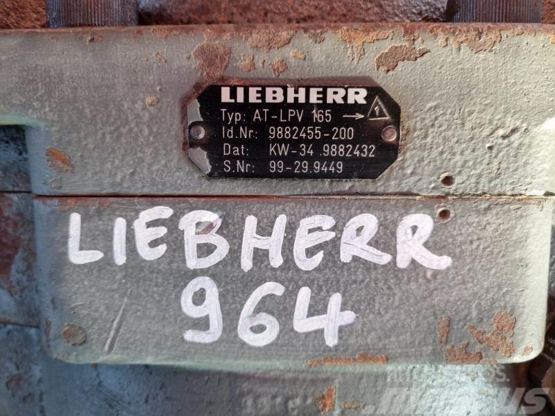 Liebherr R 964 LPV 165 POMPA HYDRAULICZNA Componenti idrauliche