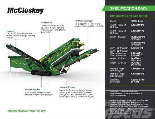 McCloskey S190 3DT Vagli vibranti