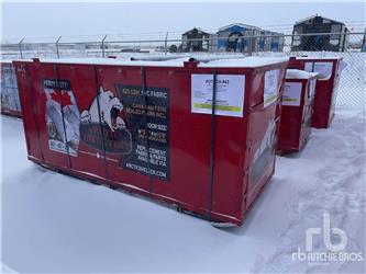 Arctic Shelter 80 ft x 40 ft x 24 ft Peak Doub ...