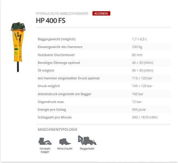 Indeco HP 400 FS Martelli - frantumatori