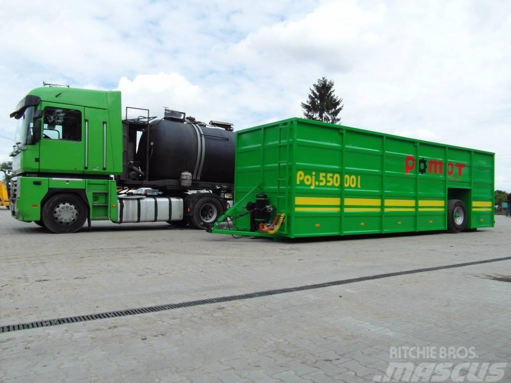 Pomot Slurry tank container  55000 L/Réservoir de lisier Spandiliquami