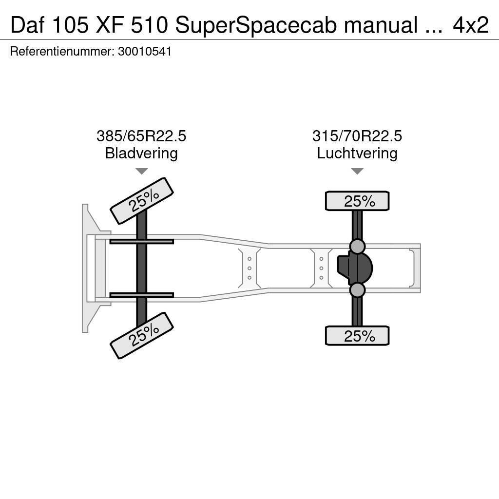 DAF 105 XF 510 SuperSpacecab manual intarder Motrici e Trattori Stradali