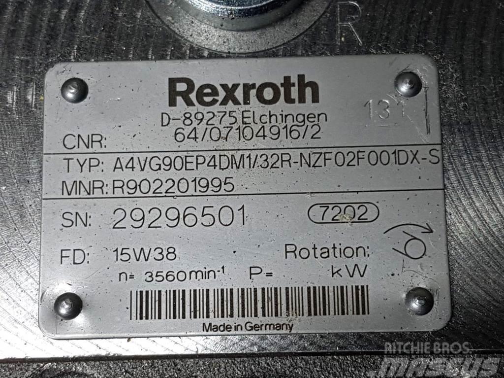 Rexroth A4VG90EP4DM1/32R-R902201995-Drive pump/Fahrpumpe Componenti idrauliche