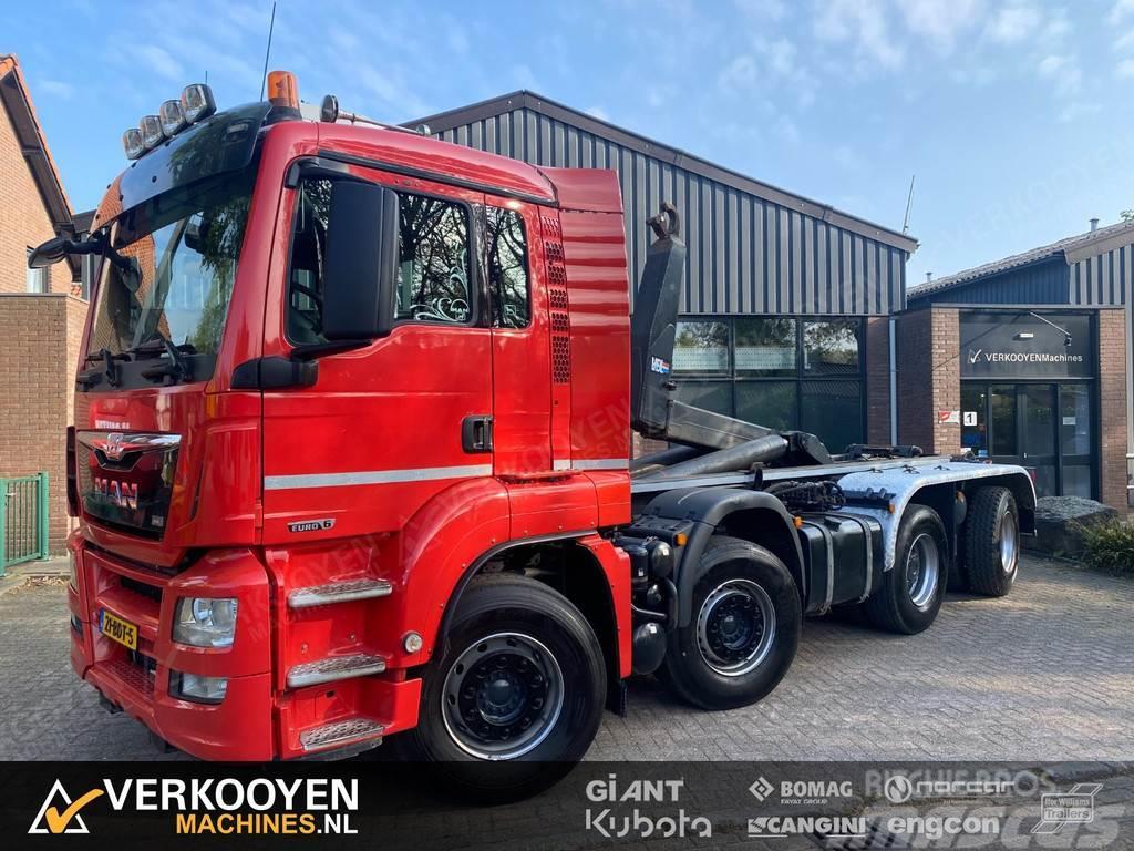 MAN TGS 43.440 8x4 Euro6 VDL-S 30T-6300 Haakarm Camion portacontainer
