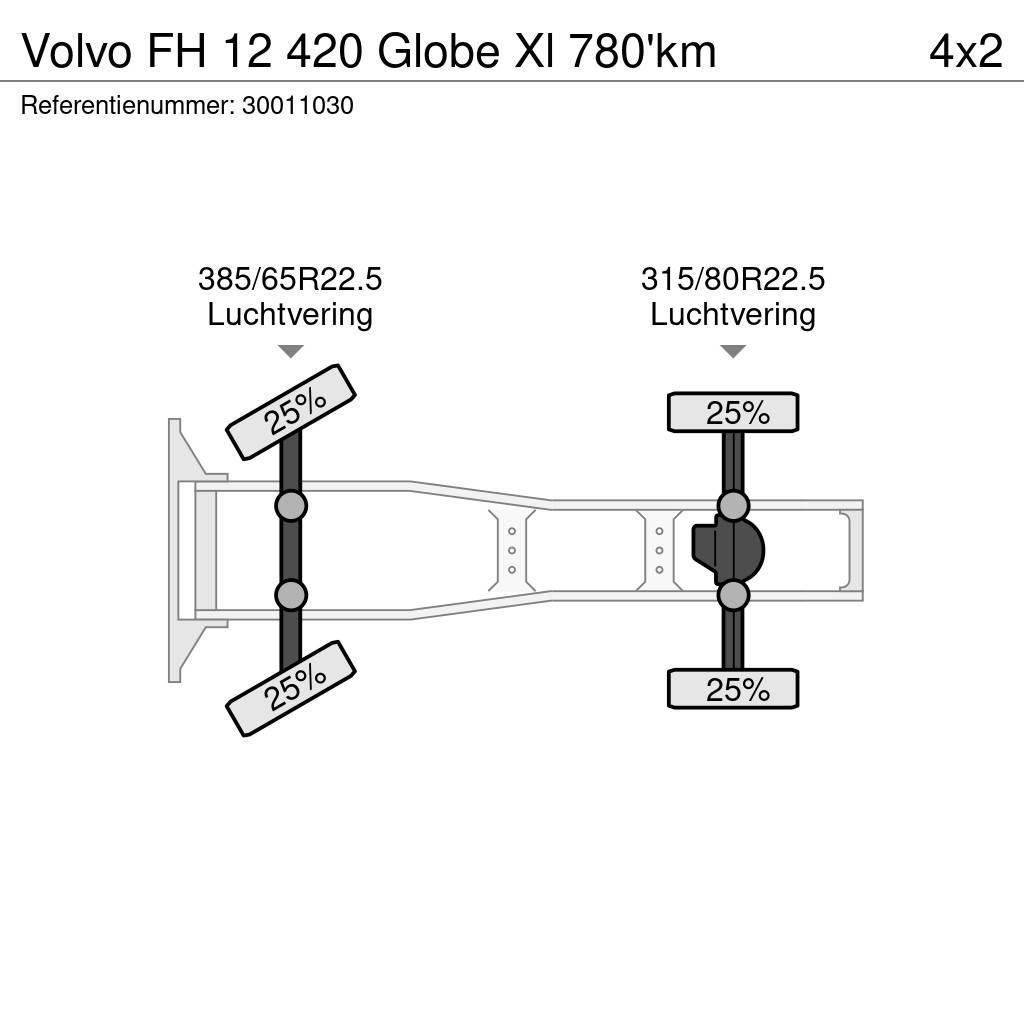 Volvo FH 12 420 Globe Xl 780'km Motrici e Trattori Stradali