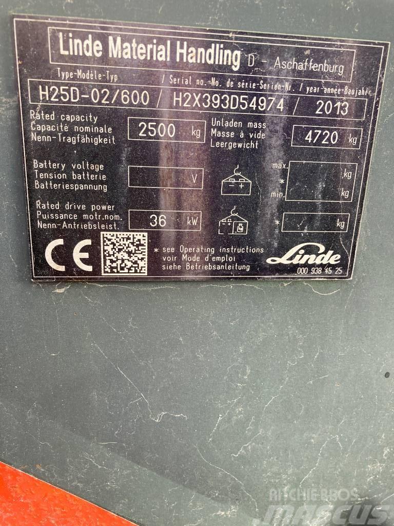 Linde H25D/600/393 Carrelli elevatori diesel