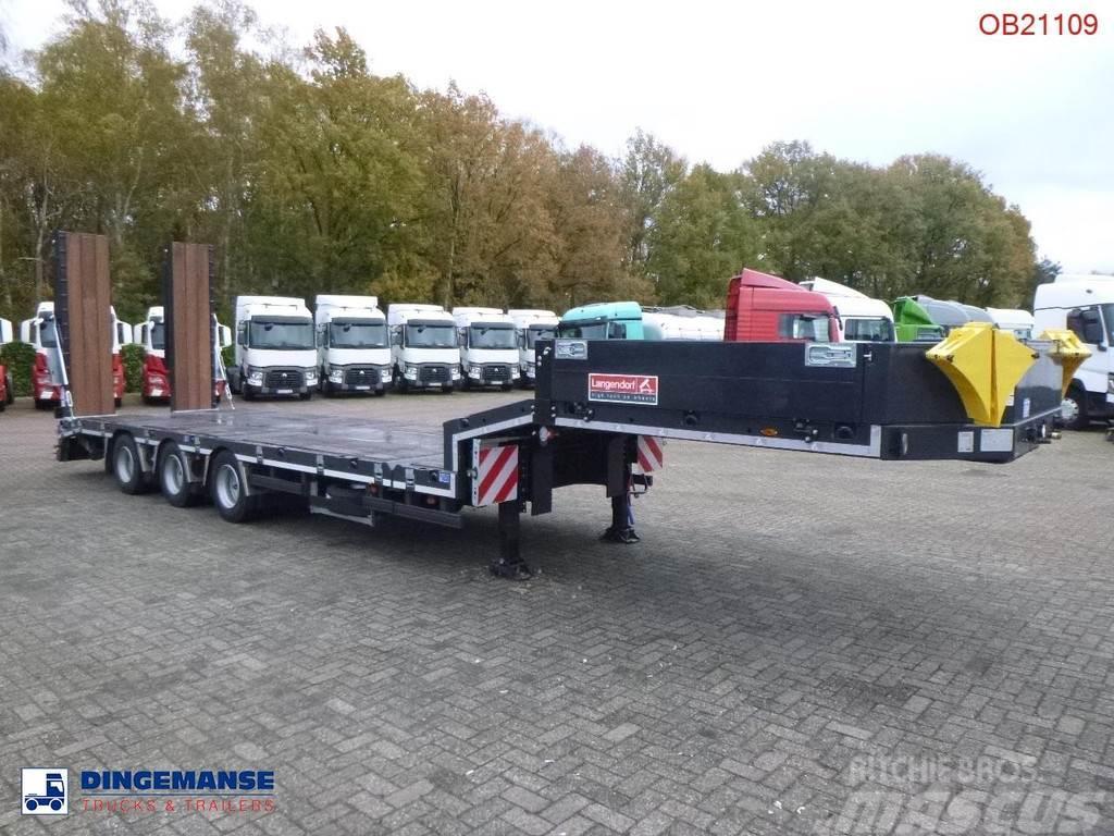 Langendorf 3-axle semi-lowbed trailer 48T ext. 13.5 m + ramps Semirimorchi Ribassati
