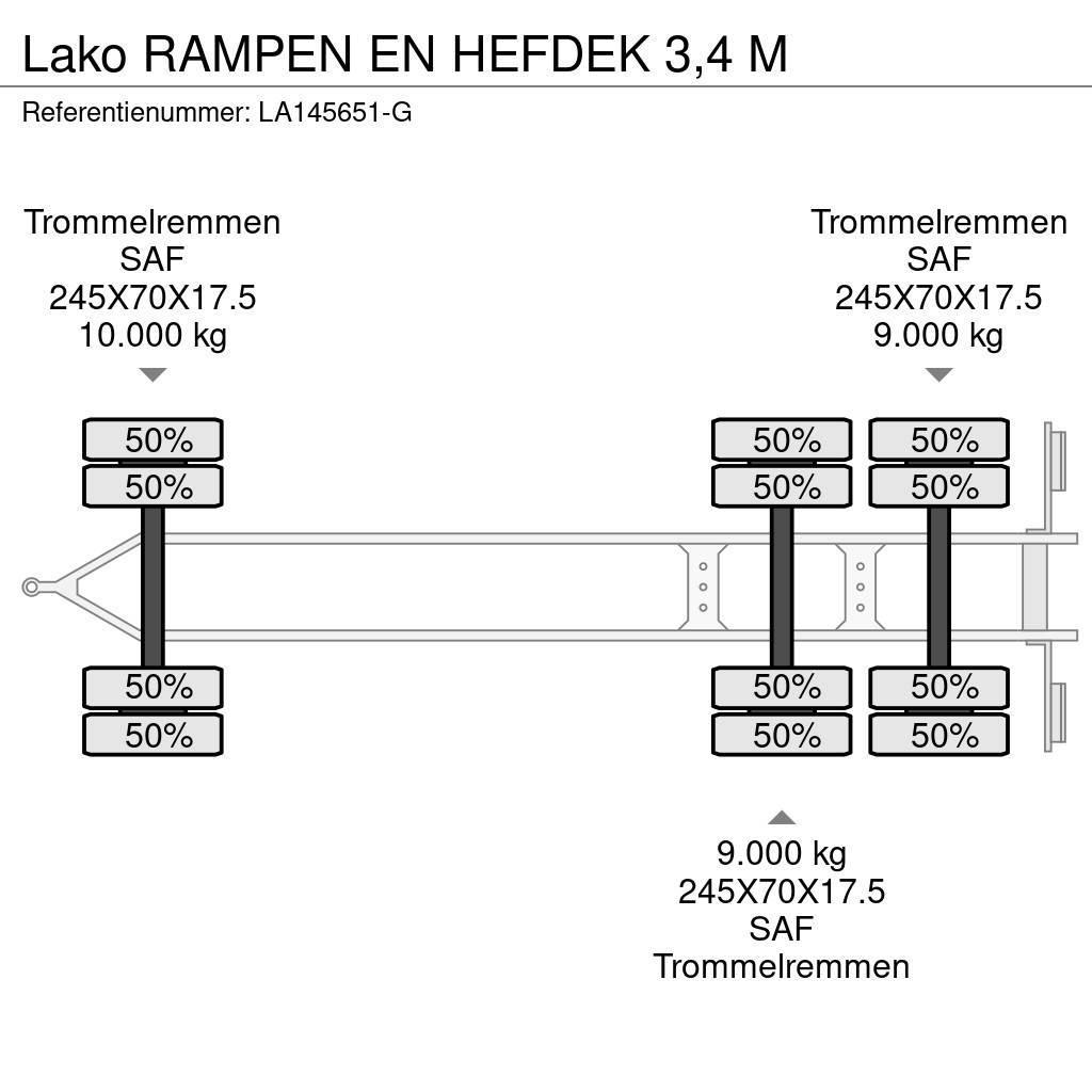 Lako RAMPEN EN HEFDEK 3,4 M Caricatore basso