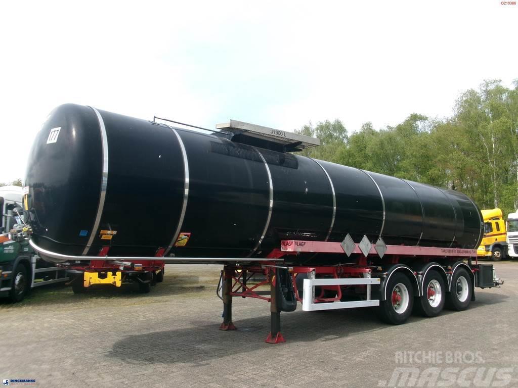 LAG Bitumen tank inox 31.9 m3 / 1 comp Semirimorchi cisterna