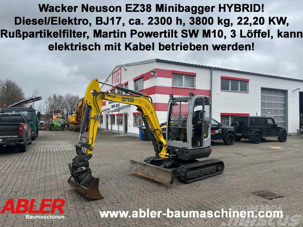 Wacker Neuson EZ 38 Hybrid! Minibagger diesel/Strom Powertilt Miniescavatori
