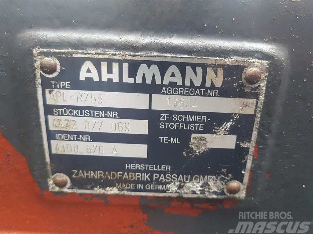 Ahlmann AZ14-ZF APL-R755-4472077069/4108670A-Axle/Achse/As Assi